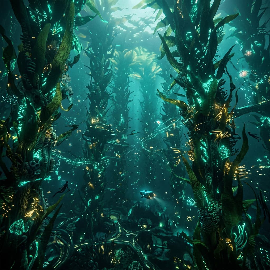 Lethyra'vaen: Floating Forest Volumetric Space