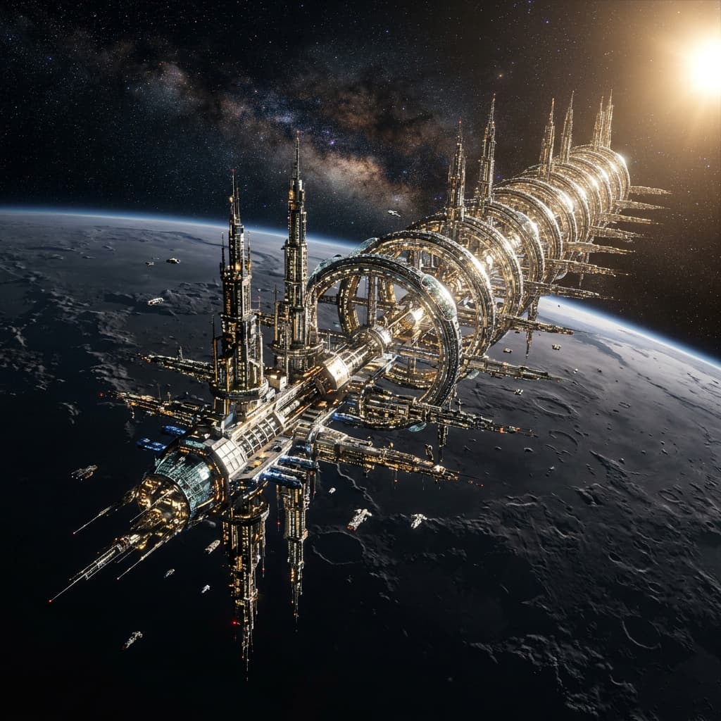 Halcyon Spire Orbital View